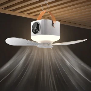 مروحة ذكية 2 في 1 led