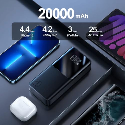 باور بانك JoyRoom 20000mAh — 22.5W شحن سريع + شاشة LCD - الصورة 2