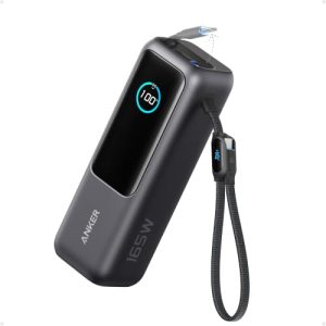 باور بانك أنكر 25000mAh — 165W شحن سريع + كابلات مدمجة