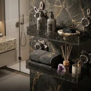 luxbath shelf | رف الحمام الفاخر