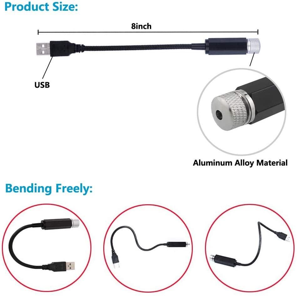 ضوء ليزر USB لتزيين السيارة من الداخل