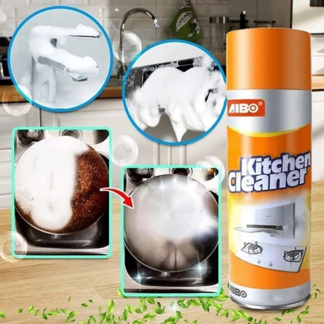 عرض مساحة سهلة العصر مع قطعتين اسبراي التنظيف الجبار Multipurpose Bubble Cleaner - الصورة 12