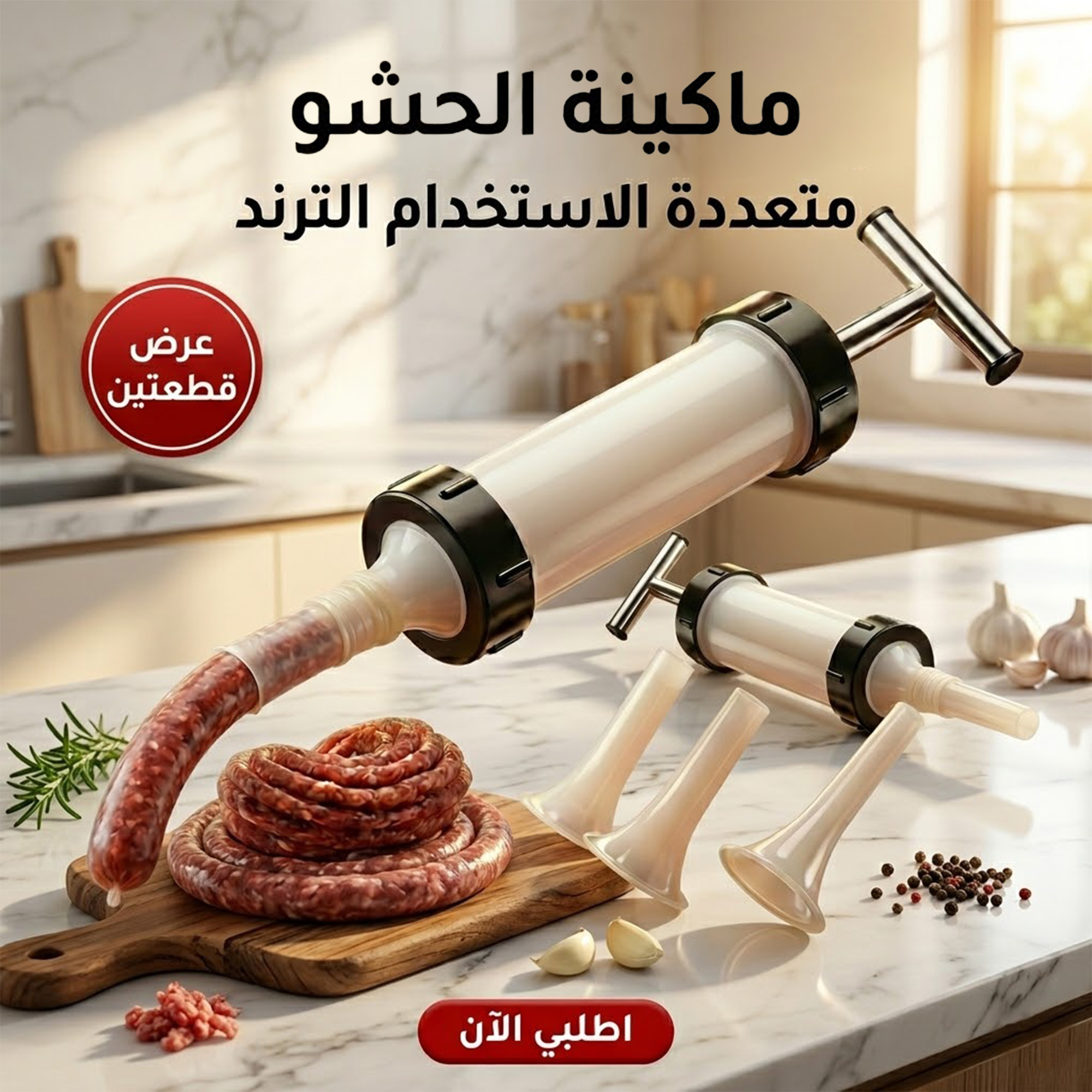 صورة ماكينة الحشو متعددة الاستخدام لعمل السجق والممبار