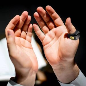 عرض قطعتين خاتم التسبيح الالكتروني مقاس 18 – 22