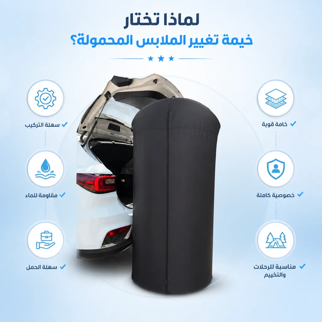 خيمة تغيير الملابس المحمولة - الصورة 3