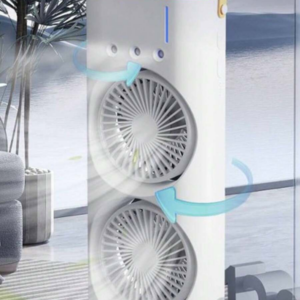 مروحة Double Fan مع فواحة عطر