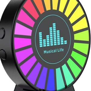 فواحه RGB إضاءة USB تتفاعل مع الموسيقى متعدده الاستخدام