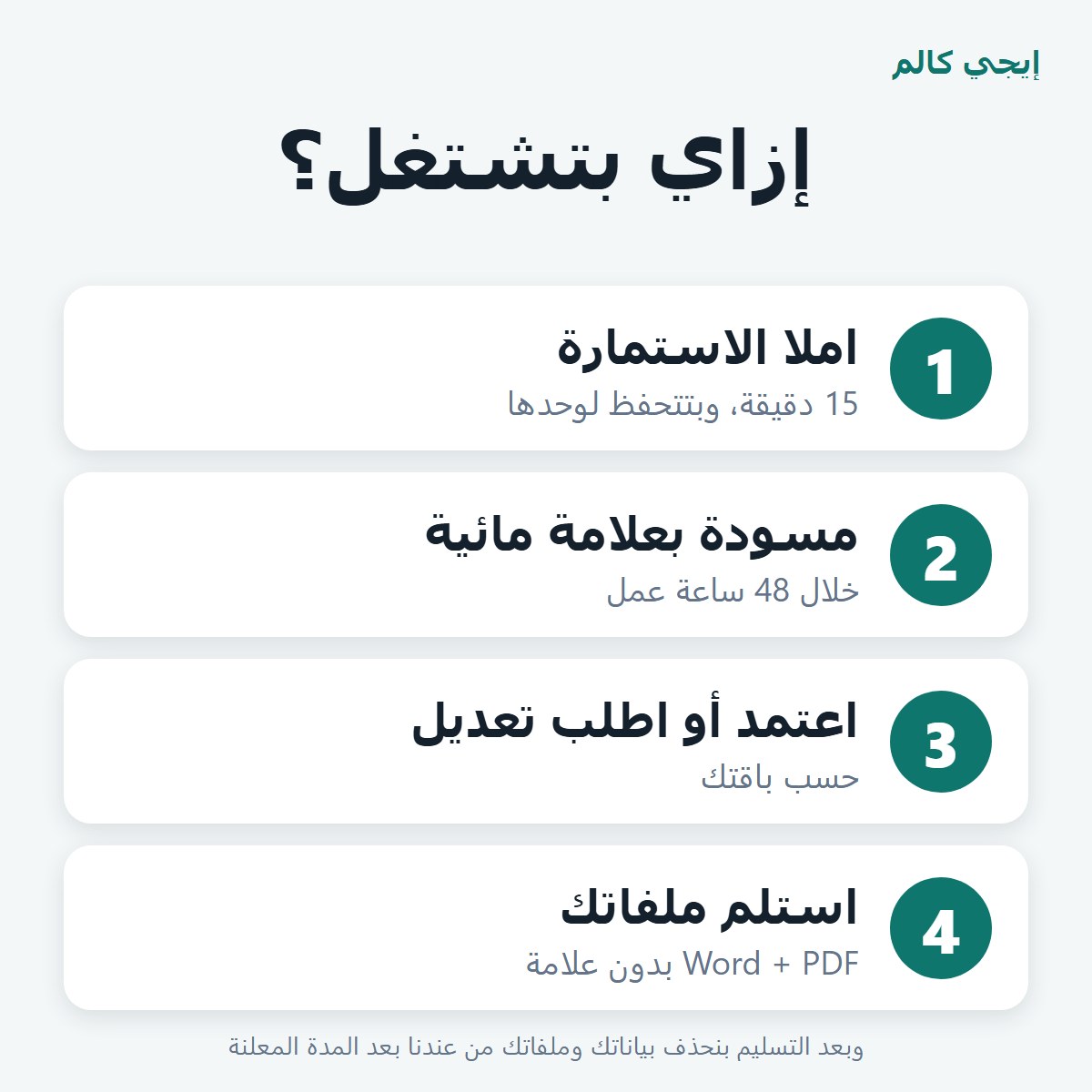 إزاي بتشتغل خدمة السي في: 4 خطوات